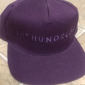 The Hundreds purple adjustable cap